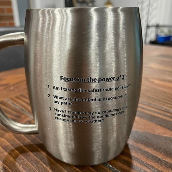 NEW Stainless Steel BNSF Railway Mug - Picture 2 of 4